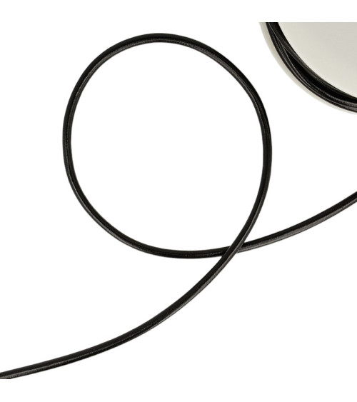 Reel Black imitation metal cord