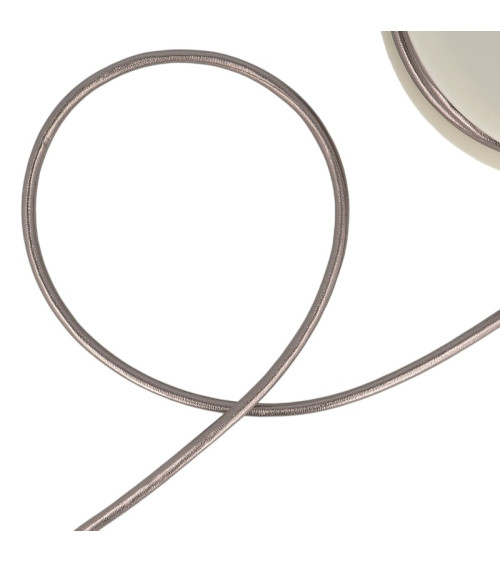 Spool Faux metal cord Dark gray