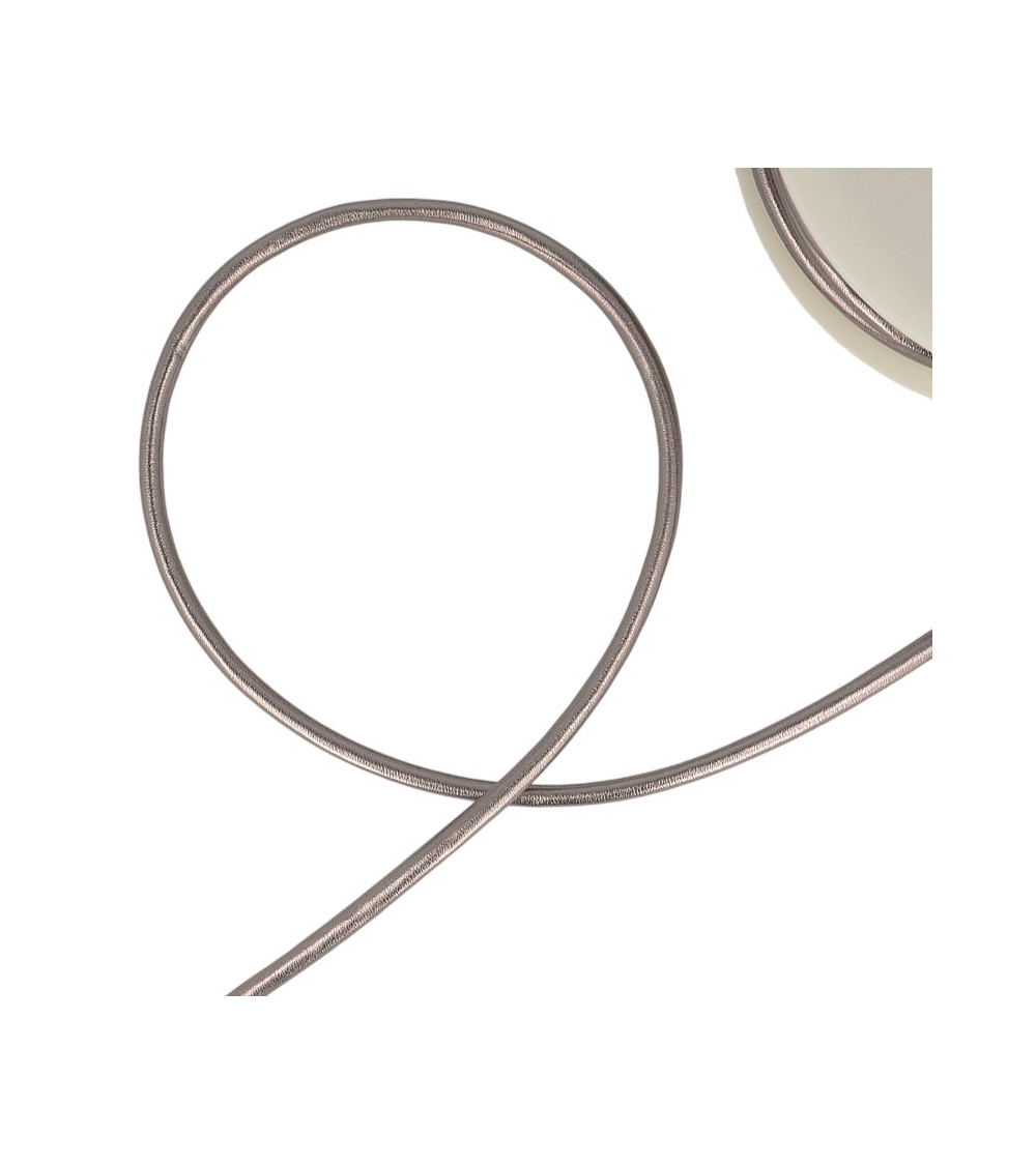 Spool Faux metal cord Dark gray