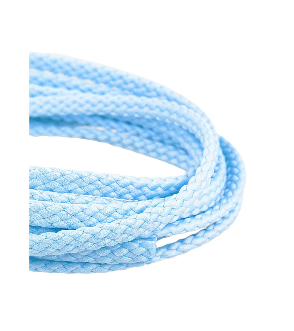 50 m Spule Schachbrett-Polyesterschnur 6 mm himmelblau