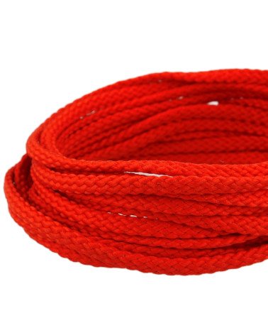 50-m-Spule. Karierte Polyesterschnur, 6 mm, rot