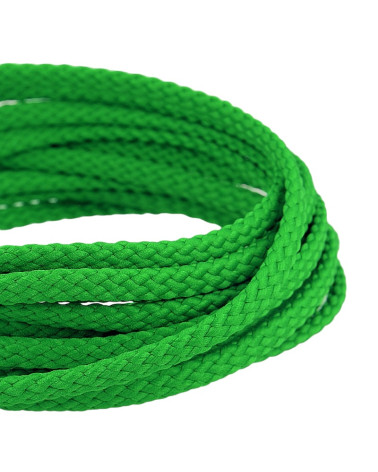 Bobina de 50m cordón de poliéster Checkerboard 6mm verde oscuro