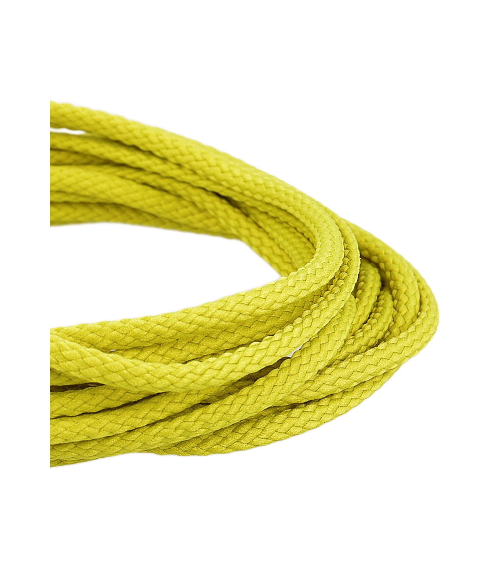Bobina de 50m cordón de poliéster damero 6mm verde anís