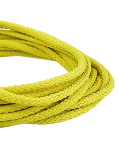 Bobina de 50m cordón de poliéster damero 6mm verde anís