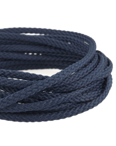 50 m Spule, Schachbrett-Polyesterschnur, 6 mm, Marineblau