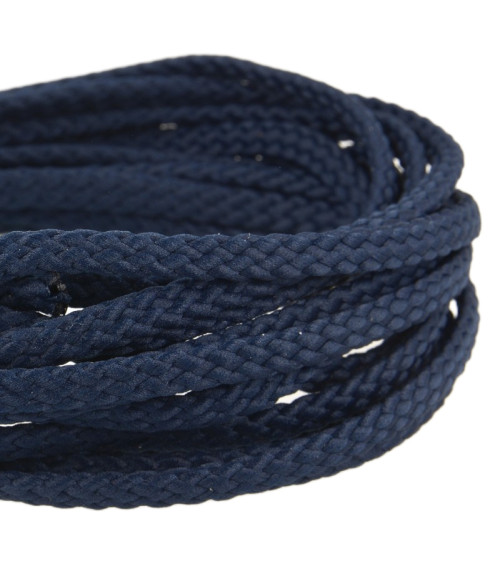 Bobine 50m Cordon damier polyester 6mm marine