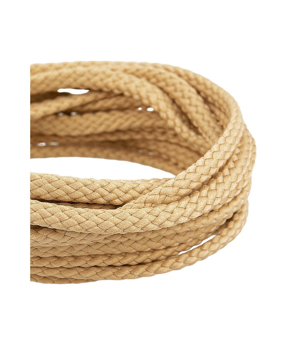 50 m Spule, Schachbrett-Polyesterschnur, 6 mm, Taupe