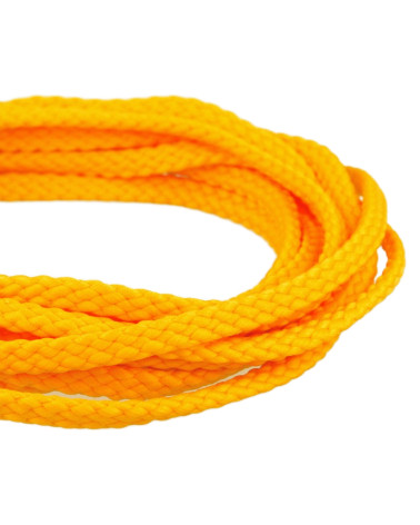 50 m Spule Schachbrett-Polyesterschnur 6 mm goldgelb