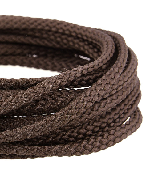 50 m Spule Schachbrett-Polyesterschnur 6 mm dunkelbraun