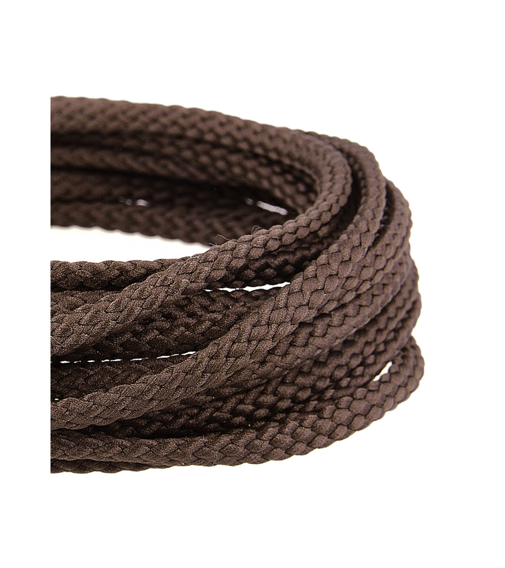 50 m Spule Schachbrett-Polyesterschnur 6 mm dunkelbraun