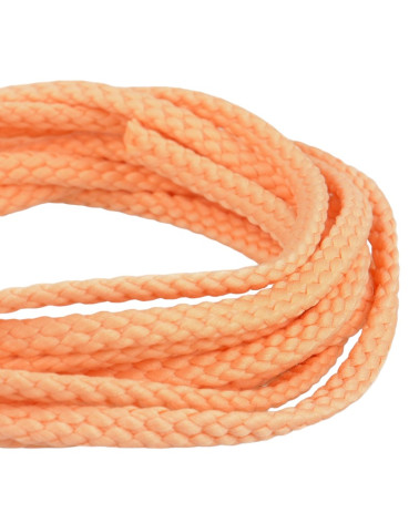 Bobine 50m Cordon damier polyester 6mm saumon