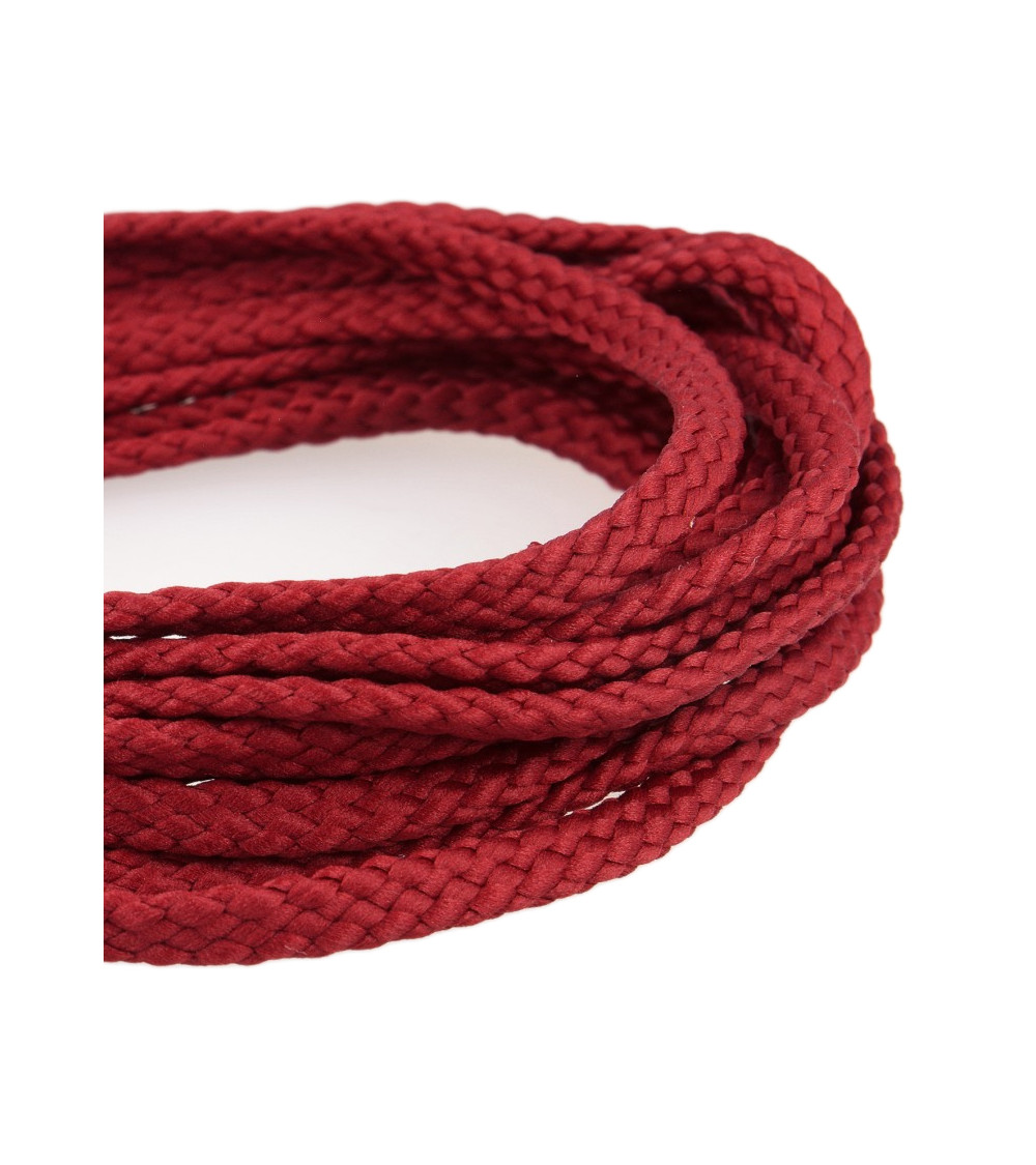 50 m Spule Schachbrett-Polyesterschnur 6 mm rot Hermes