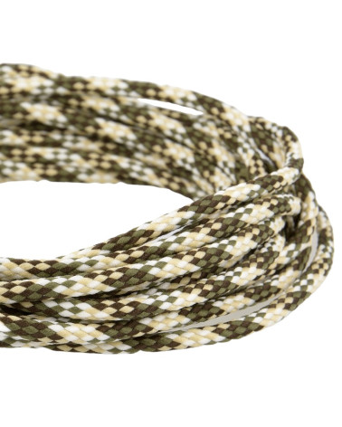 50 m Spule, Schachbrett-Polyesterschnur, 6 mm, Ecru/Braun