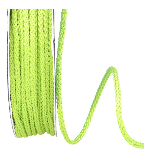 30m reel polyester cord 4mm anise green