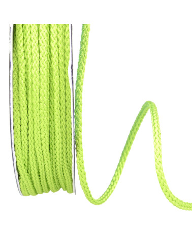 30m reel polyester cord 4mm anise green
