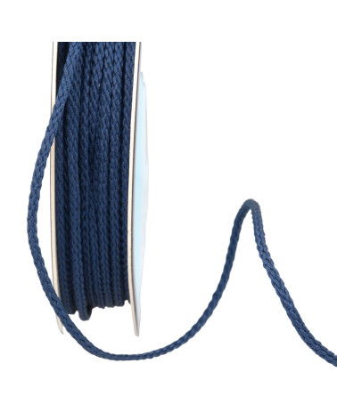 30m reel polyester cord 4mm navy blue