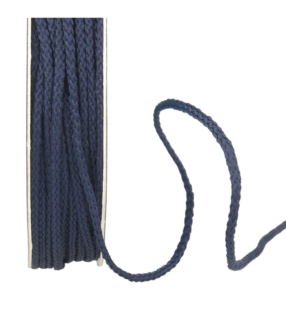30m reel polyester cord 4mm navy