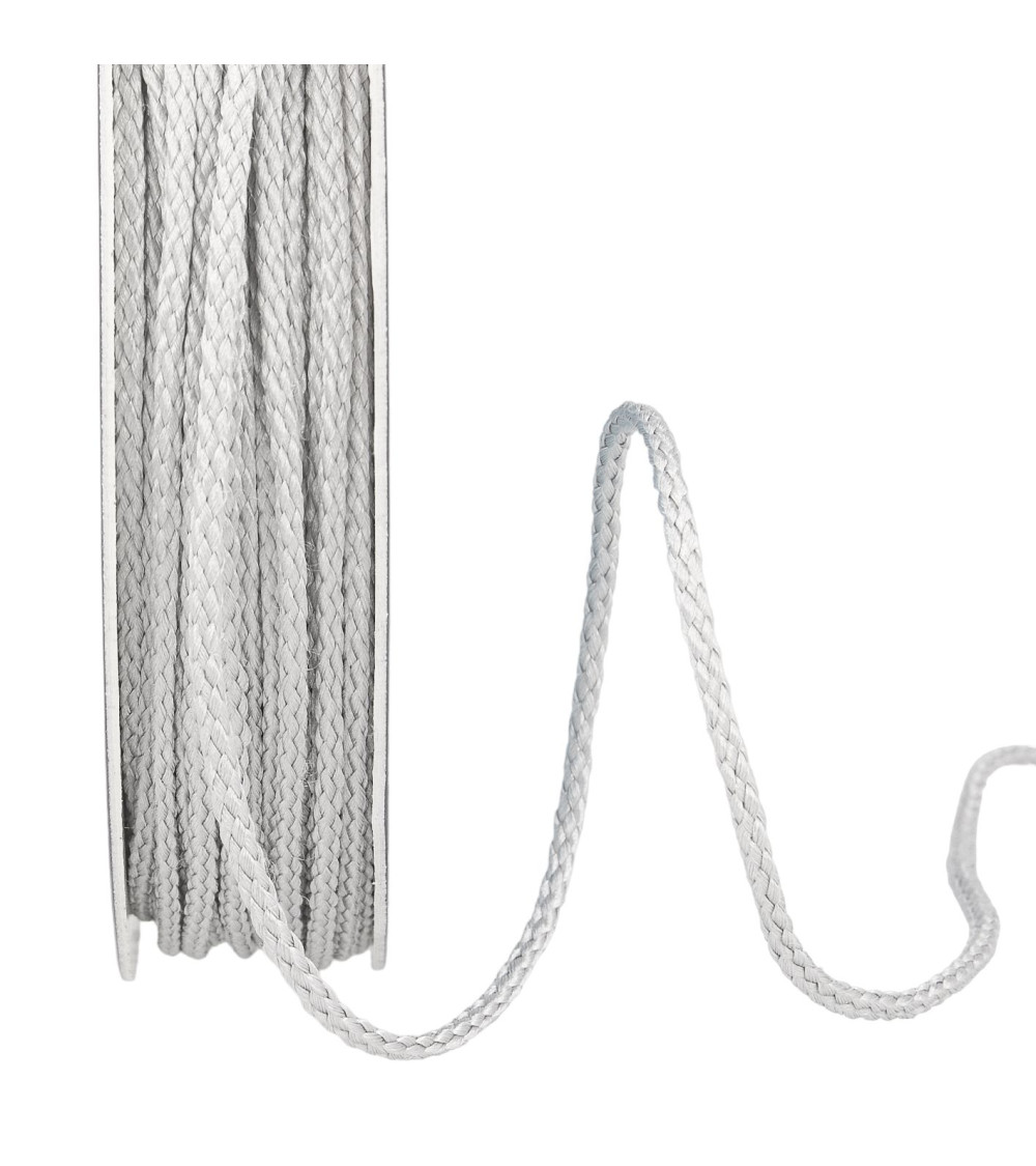 Reel 30m polyester cord 4mm gray blue