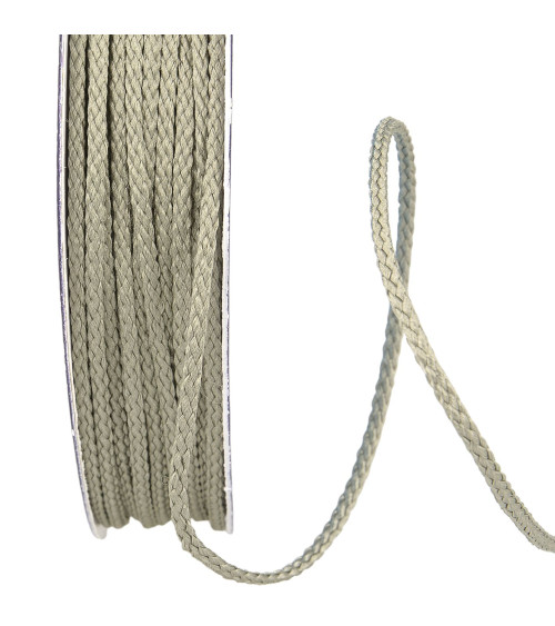 30m reel polyester cord 4mm medium gray