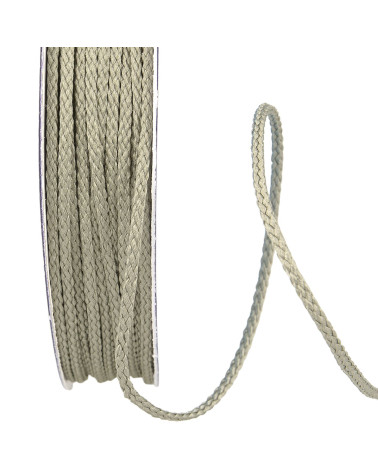 30m reel polyester cord 4mm medium gray