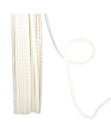 30m spool of polyester cord 4mm ecru