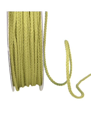 Bobine 30m cordelière polyester 4mm marron