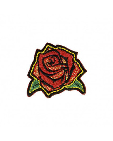 Set of 3 iron-on patches Rose rock 2cm x 3cm