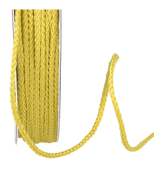 30m spool of polyester cord 4mm olive green