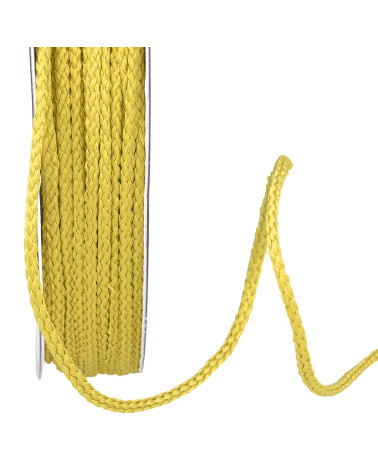 Bobine 30m cordelière polyester 4mm vert olive
