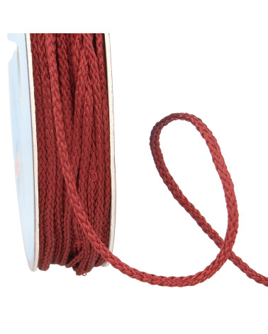 Reel 30m polyester cord 4mm burgundy