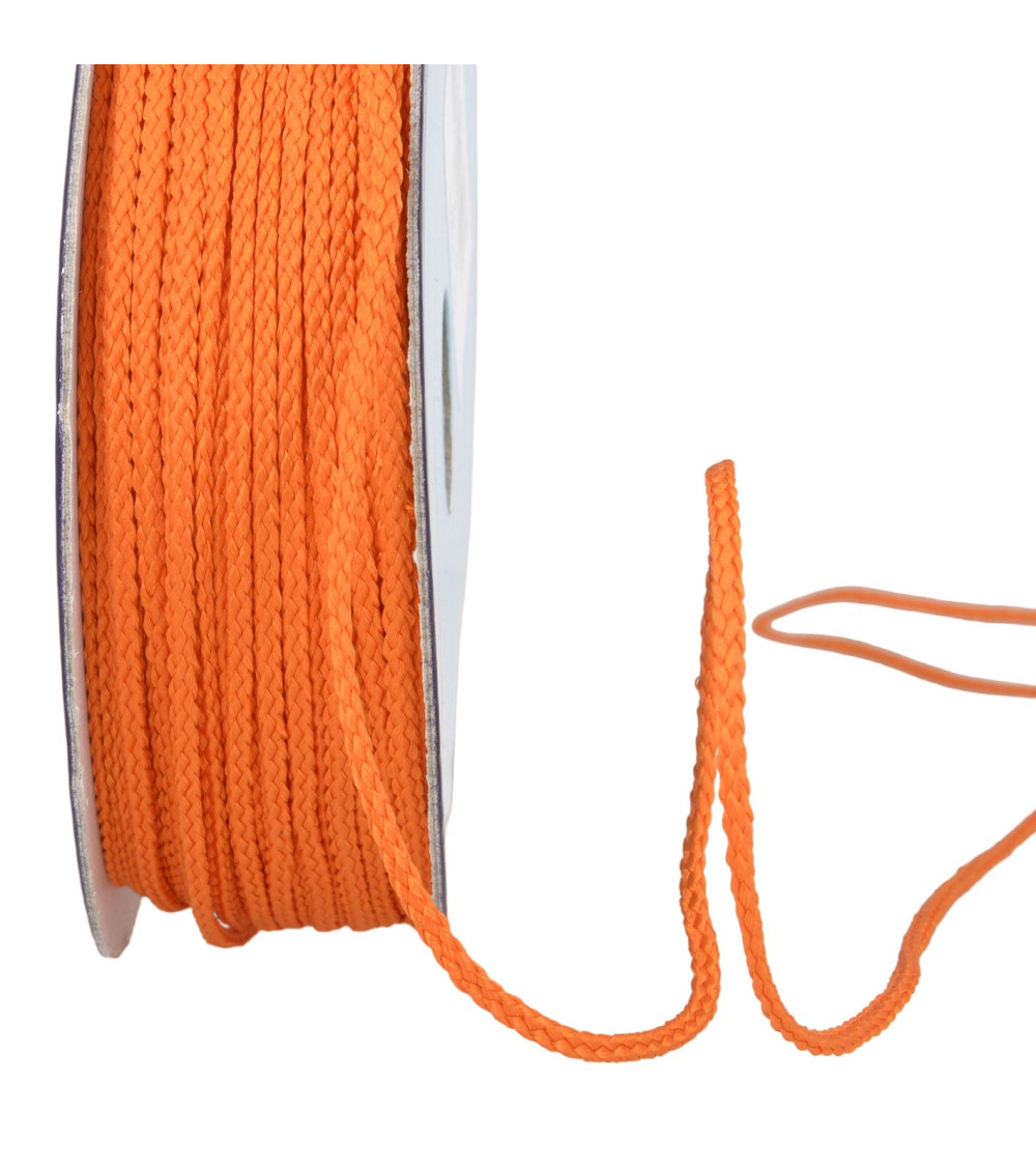 30m reel polyester cord 4mm orange