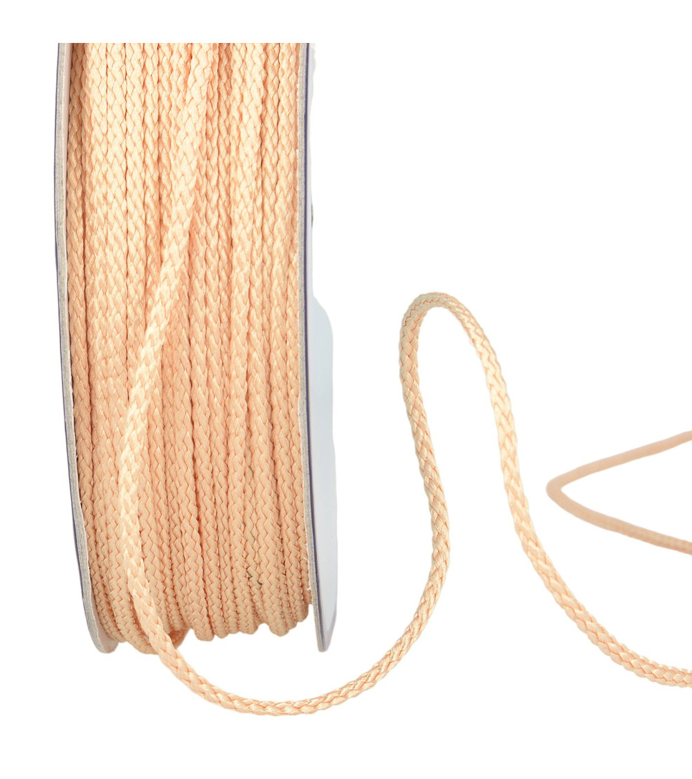 30m reel polyester cord 4mm salmon