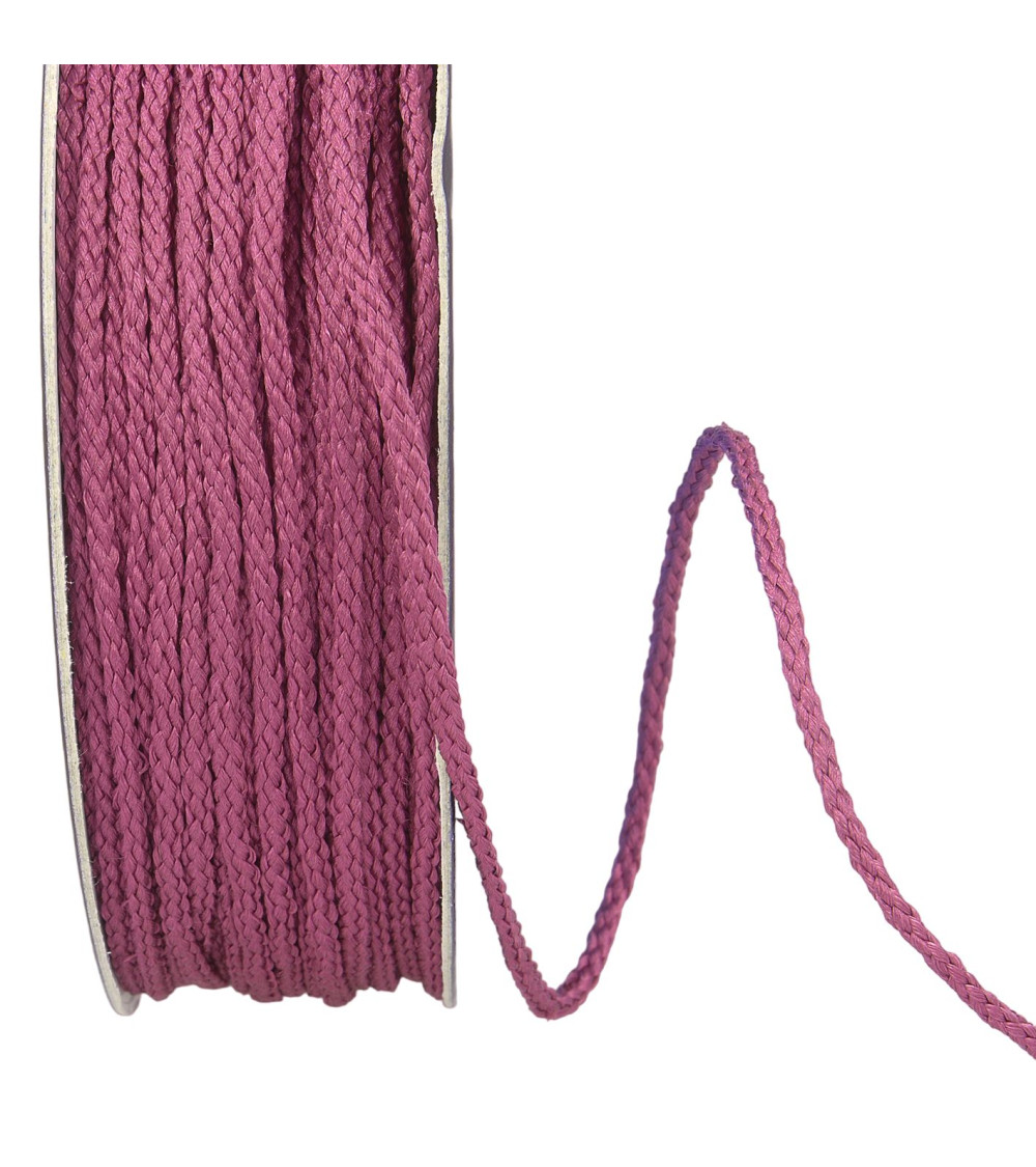30m reel polyester cord 4mm plum