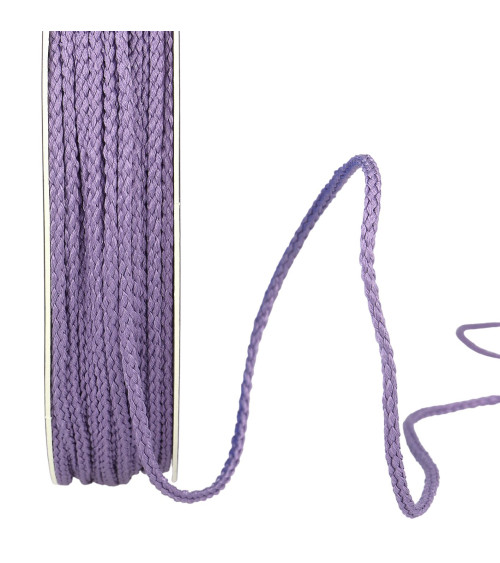 Bobine 30m cordelière polyester 4mm violet