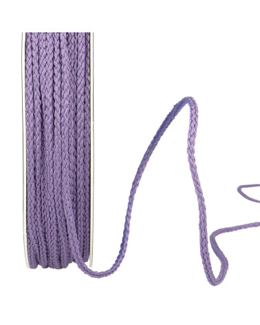 Bobine 30m cordelière polyester 4mm violet