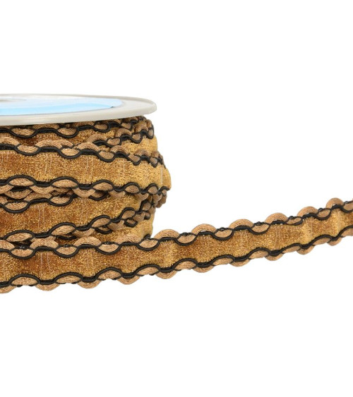 Spool 15m Dress braid 19 mm Rust