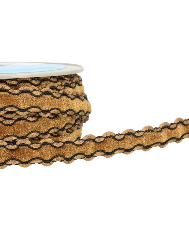 Spool 15m Dress braid 19 mm Rust