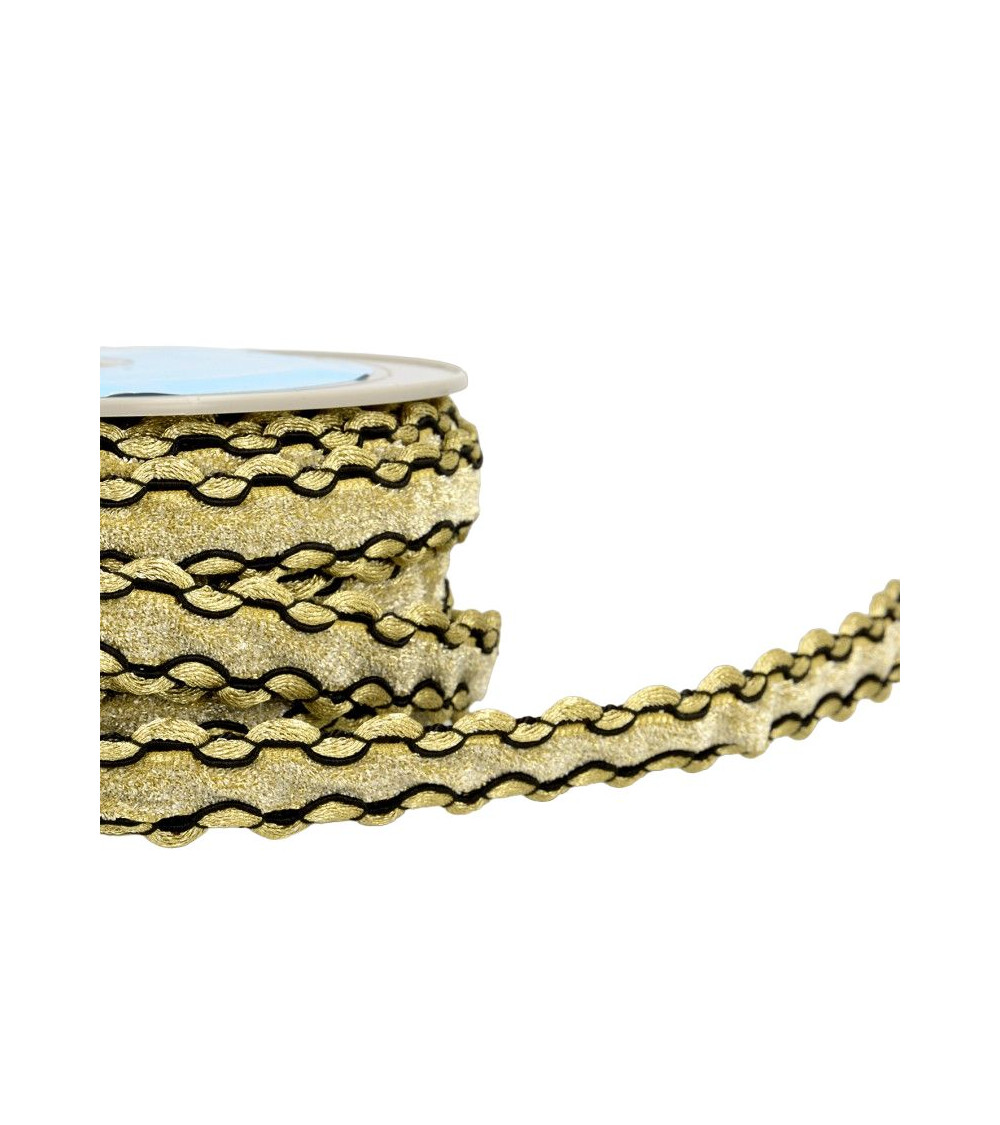 Spule 15m Galongewebe 19 mm Or
