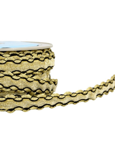 Spule 15m Galongewebe 19 mm Or
