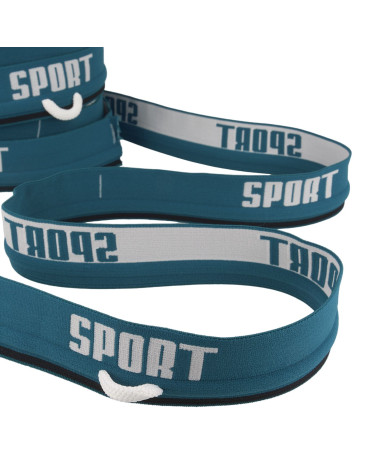 Bobina de 20m de cordón elástico deportivo 40mm Roy Azul