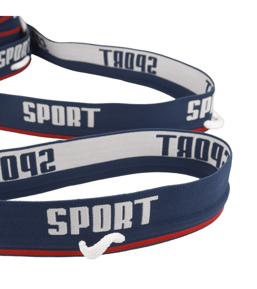 Reel 20m elastic sports cord 40mm Navy blue
