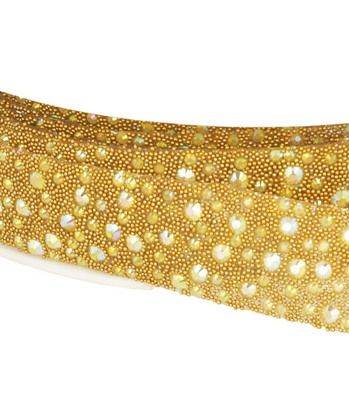 10m reel Iron-on bubble braid 22 mm Gold