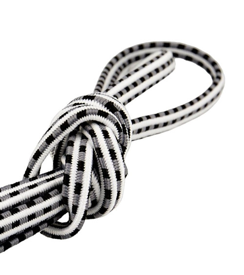 25m spool of rectangular elastic 6 mm Medium Gray