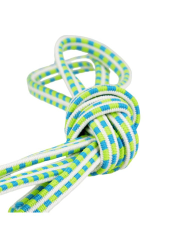 25m spool of rectangular elastic 6 mm Steel Blue