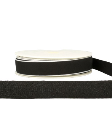 22m spool Multicolored elastic 25mm Black