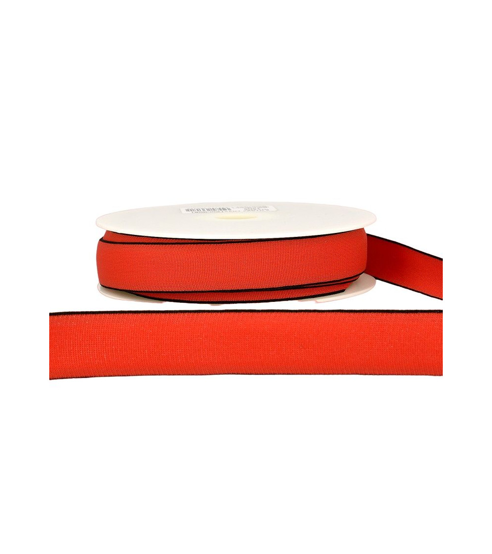22-m-Spule, mehrfarbig, elastisch, 40 mm, Rot