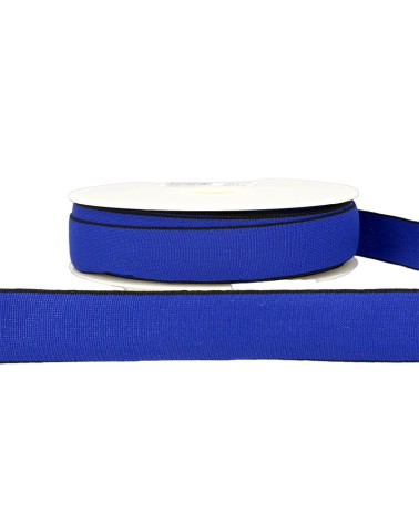 22m spool Multicolored elastic 40 mm Navy blue