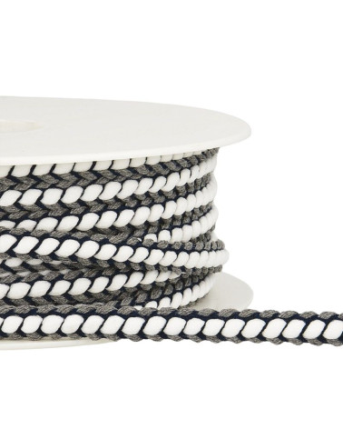 Bobina da 25 m Treccia intrecciata da 10 mm Grigio medio