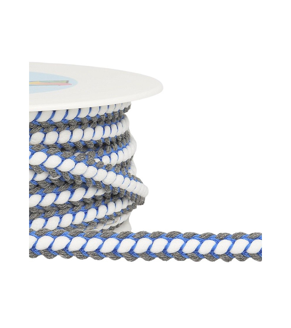 25 m Rolle Zopfgeflecht 10 mm Lavendelblau