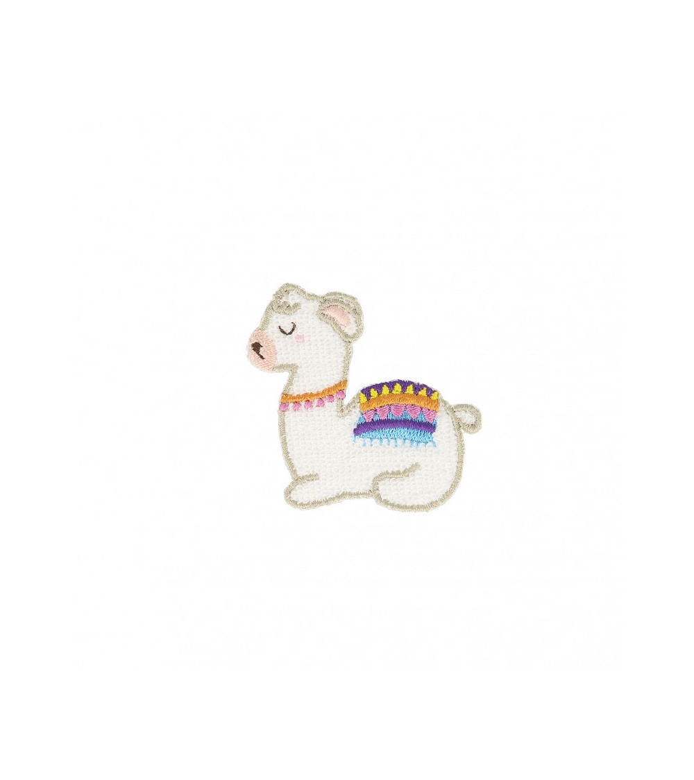 Set di 3 toppe termoadesive per tappeti Lama viola 5 cm x 4,5 cm